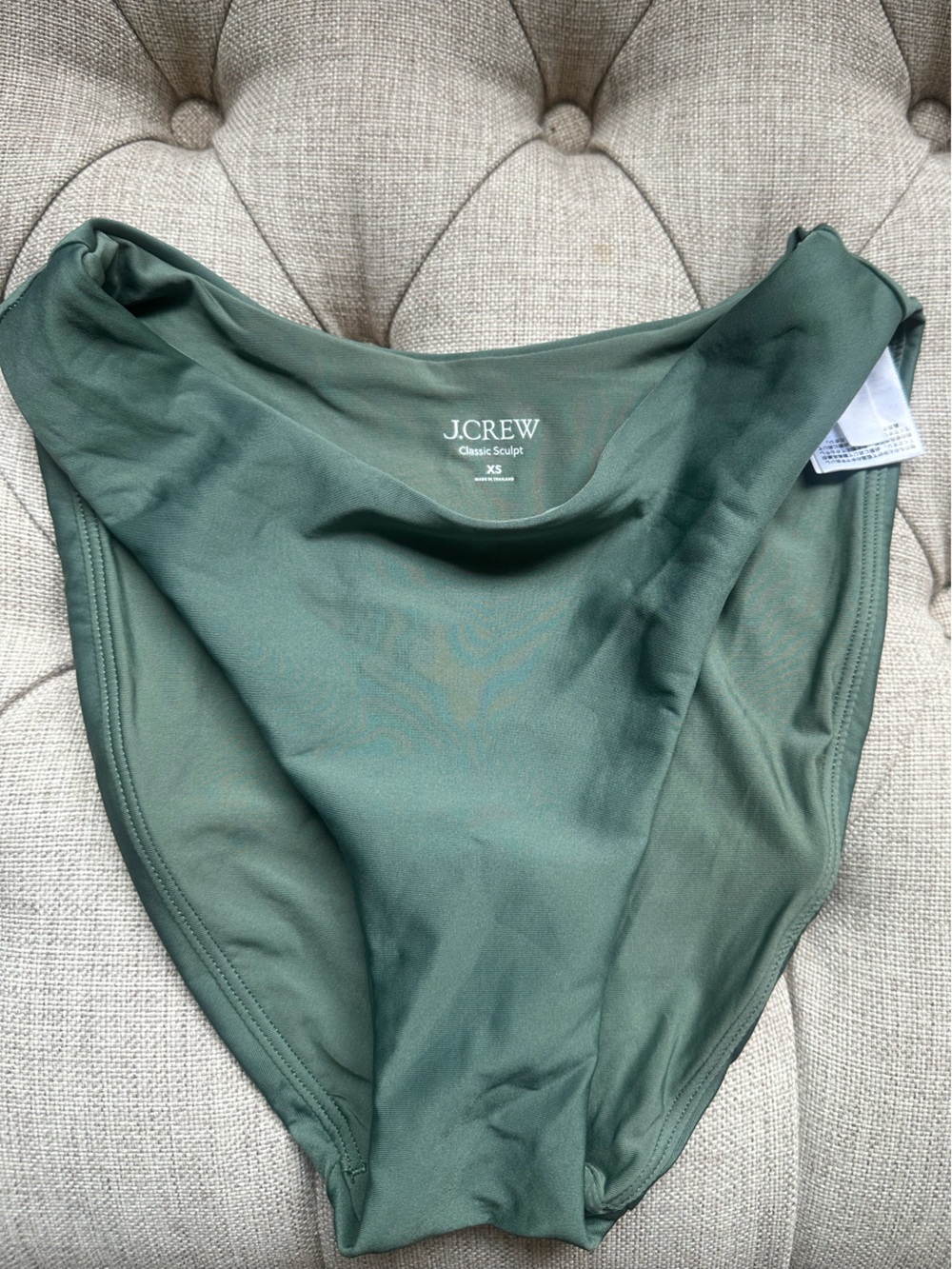 NWOT J. Crew Classic Sculpt Sunny Bikini Bottom